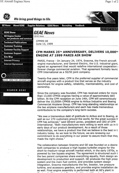 JUNE 1999 NEWS AT GE